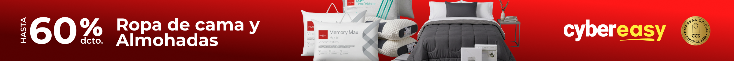 ropa de cama y almohadas